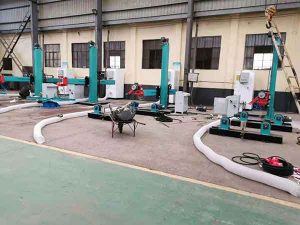 压力容器内部打磨抛光机除尘案例